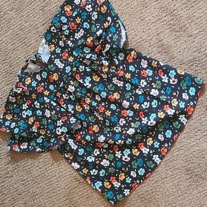 CROSBY by mollie burch floral ruffle top